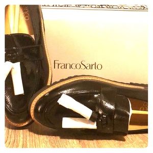 Franco Sarto Patent Lather Loafers